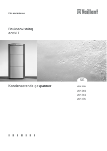 Bruksanvisning Vaillant VKK 226 ecoVIT Gaspanna