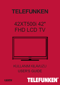Handleiding Telefunken 42XT500i LCD televisie