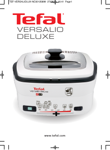 Manual de uso Tefal FR495070 Versalio Freidora