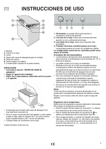 Manual de uso Ignis SF 251 Congelador
