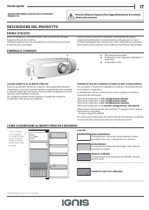 Manuale Ignis ARL 12GS1 Frigorifero-congelatore