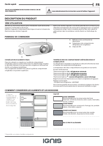 Mode d’emploi Ignis ARL 12GS1 Réfrigérateur combiné