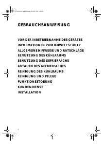Bedienungsanleitung Ignis ARL 755/1-LH Kühl-gefrierkombination