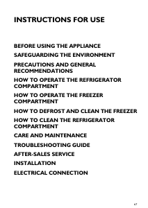 Manual Ignis ARL 775 Fridge-Freezer