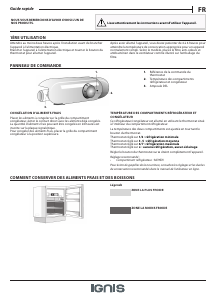 Mode d’emploi Ignis ARL 8GS1 Réfrigérateur combiné