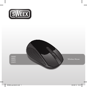説明書 Sweex MI481 マウス