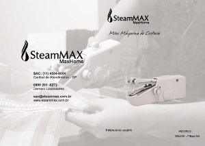 Manual SteamMax SM-505 Mini Máquina de costura