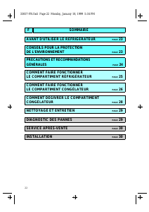 Mode d’emploi Ignis CBA 321R/G Réfrigérateur combiné