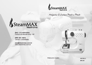 Manual SteamMax SM-530 Máquina de costura