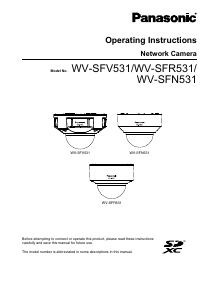 Manual Panasonic WV-SFN531 IP Camera