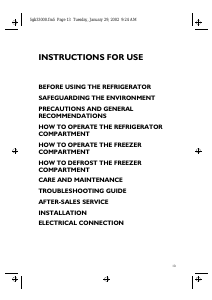 Manual Ignis CBAE 375R/M Fridge-Freezer