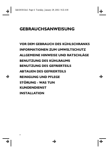 Bedienungsanleitung Ignis CBAE 375R/M Kühl-gefrierkombination