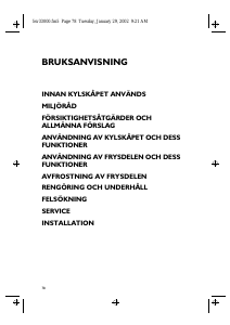 Bruksanvisning Ignis CBAE 405/M Kyl-frys