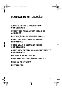 Manual Ignis CBB 391 Frigorífico combinado