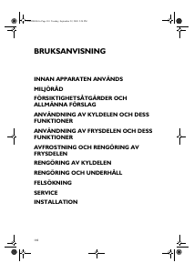 Bruksanvisning Ignis DPA 26 Kyl-frys