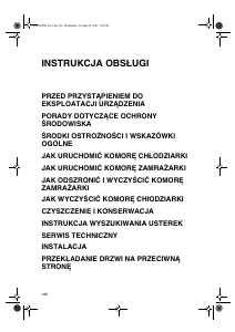 Instrukcja Ignis DPA 26/1 Lodówko-zamrażarka
