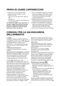Manuale Ignis DPA25 Frigorifero-congelatore