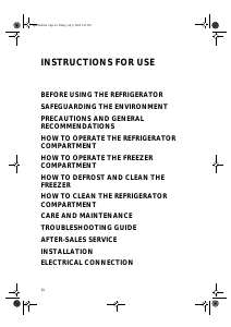 Manual Ignis DPC 21 Fridge-Freezer