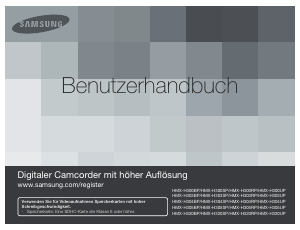 Bedienungsanleitung Samsung HMX-H300 Camcorder