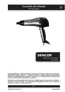 Instrukcja Sencor SHD 6600V Suszarka do włosów