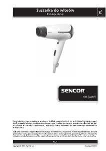 Instrukcja Sencor SHD 7220VT Suszarka do włosów