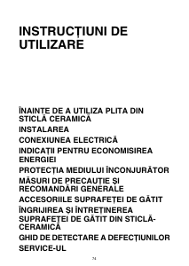 Manual Ignis AKL 700 NE Plită