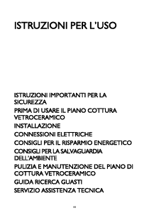 Manuale Ignis AKS 309 LX Piano cottura