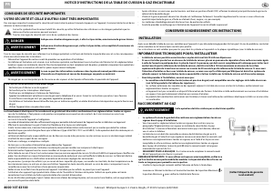 Mode d’emploi Ignis AKS 370/IX Table de cuisson