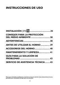 Manual de uso Ignis AKS 149/02 JA Horno