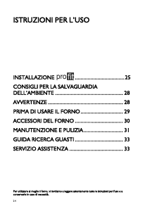 Manuale Ignis AKS188/IX Forno