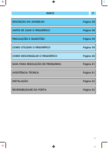 Manual Ignis ARF 190/G Frigorífico