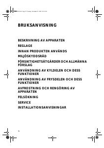 Bruksanvisning Ignis ARL 536/1-LH Kylskåp