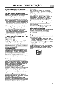 Manual Ignis ARL 536/A-LH Frigorífico