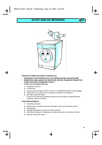 Manual Ignis AWV 403/2 Mașină de spălat