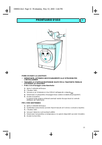 Manuale Ignis AWV 477 Lavatrice