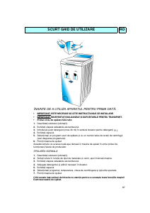 Manual Ignis AWV 510 Mașină de spălat