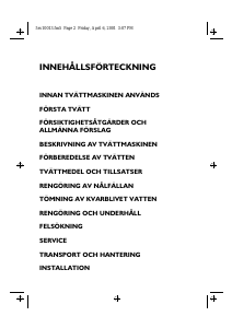 Bruksanvisning Ignis AWV 708/2 Tvättmaskin