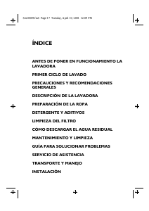 Manual de uso Ignis AWV 802/3 Lavadora