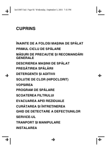 Manual Ignis AWV 838 Mașină de spălat