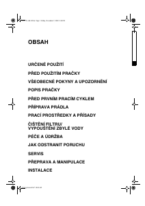 Manuál Ignis AWV 8526 Pračka