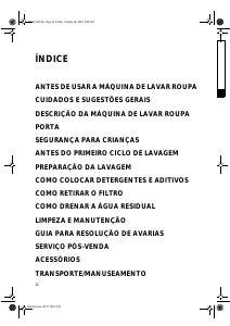 Manual Ignis LOE 106 Máquina de lavar roupa
