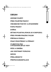 Manuál Ignis LOE 6050 Pračka