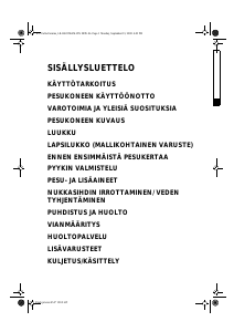 Käyttöohje Ignis LOE 6052 Pesukone