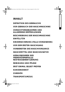 Bedienungsanleitung Ignis LOE 8052 Waschmaschine