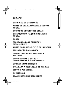 Manual Ignis LOE 8052 Máquina de lavar roupa