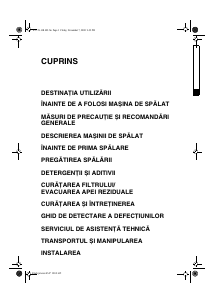 Manual Ignis LTE 1066 Mașină de spălat