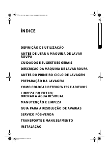 Manual Ignis LTE 6005 Máquina de lavar roupa