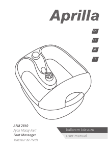 Manual Aprilla AFM-2810 Foot Bath