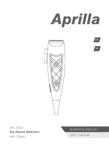 Kullanım kılavuzu Aprilla AHC-5002 Saç kesme makinesi