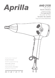 Manuale Aprilla AHD-2135 Asciugacapelli